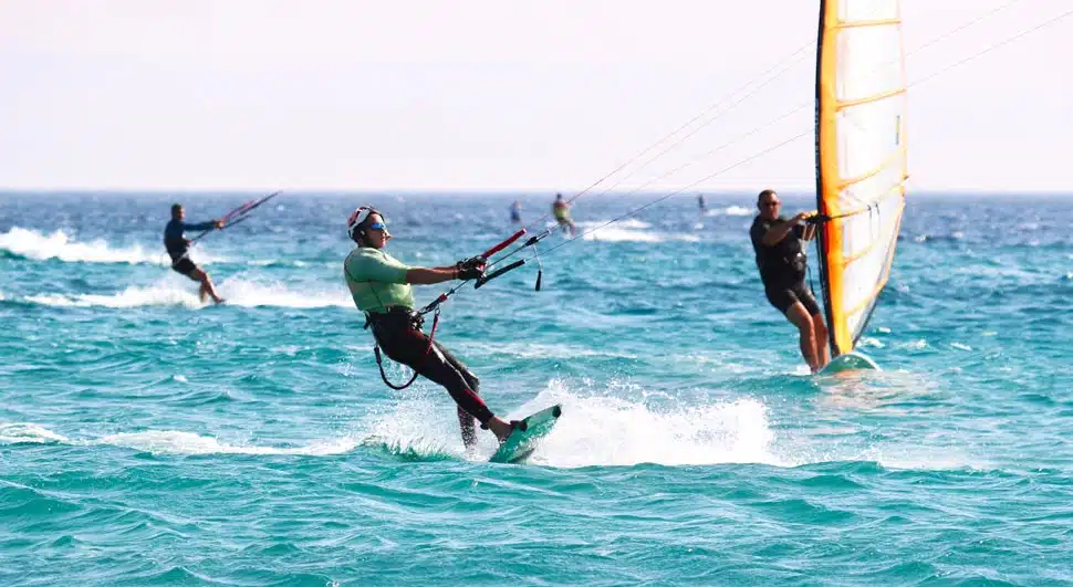 Riding in Offshore wind in Tarifa