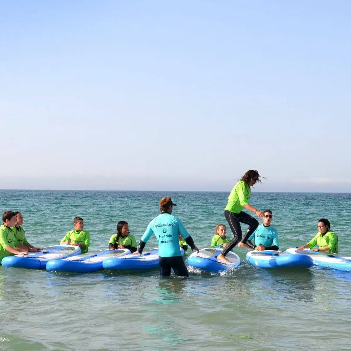 plage de Valdevaqueros, exercice stand up paddle