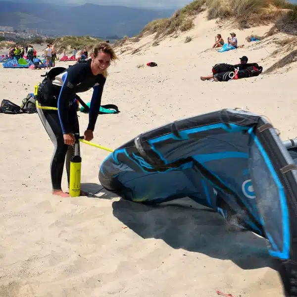 Palmones beach, nearby Tarifa when the wind is too strong.