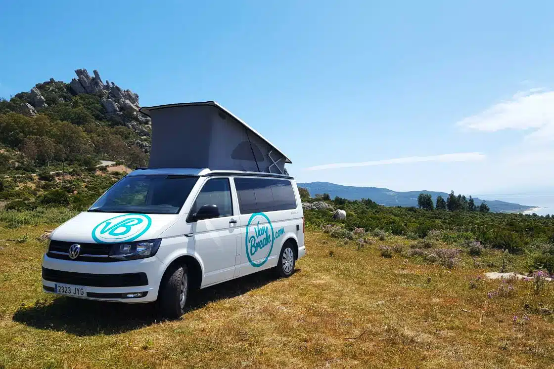 van break, tout équipé, nature