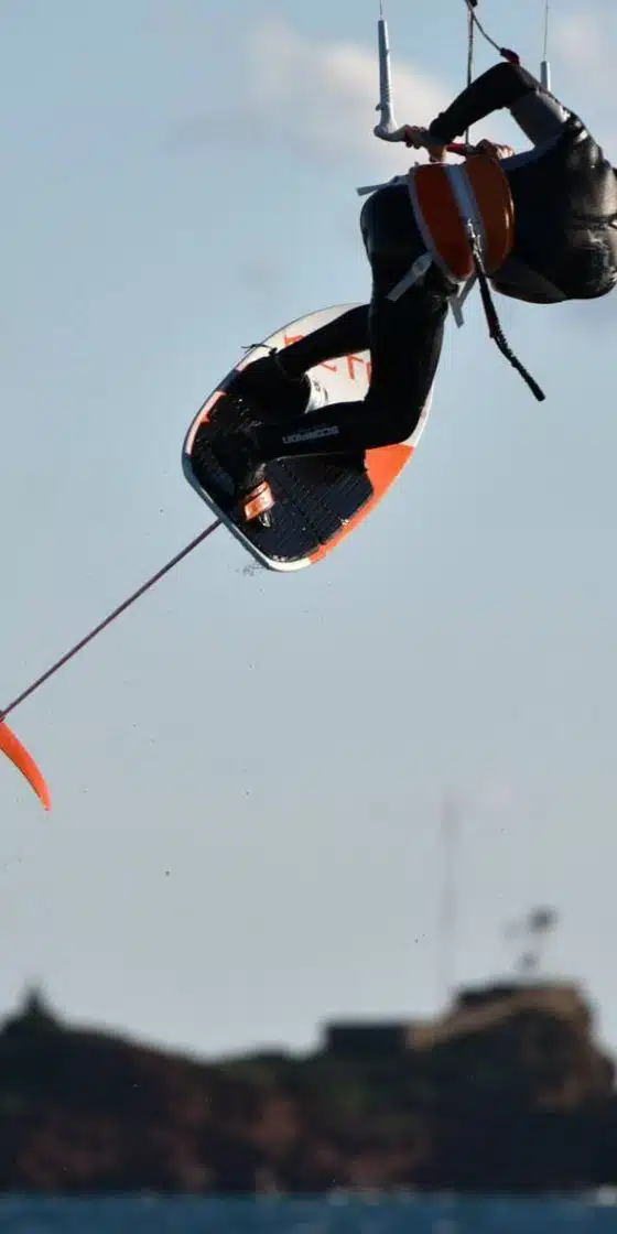 Kitefoil, foil Ketos in full carbon. Freeride Tarifa Partner