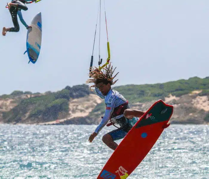 Airton in Strapless for the GKA Kitesurf World Tarifa