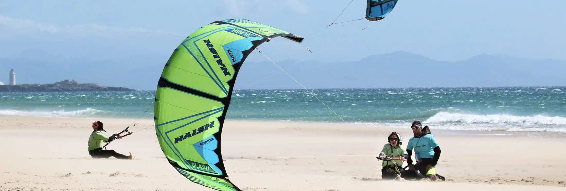 Plage de Los Lances Nord a Tarifa, spot de kitesurf