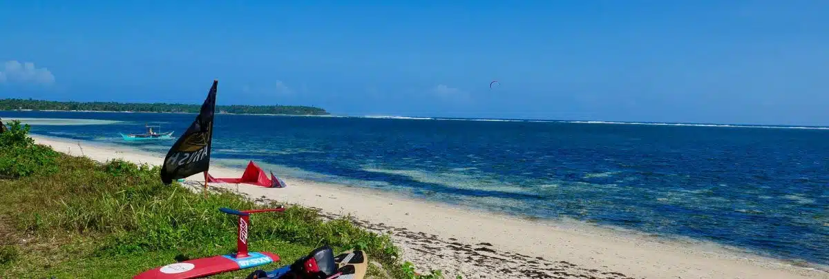 Siargao Kite spot Lagoon and waves reef