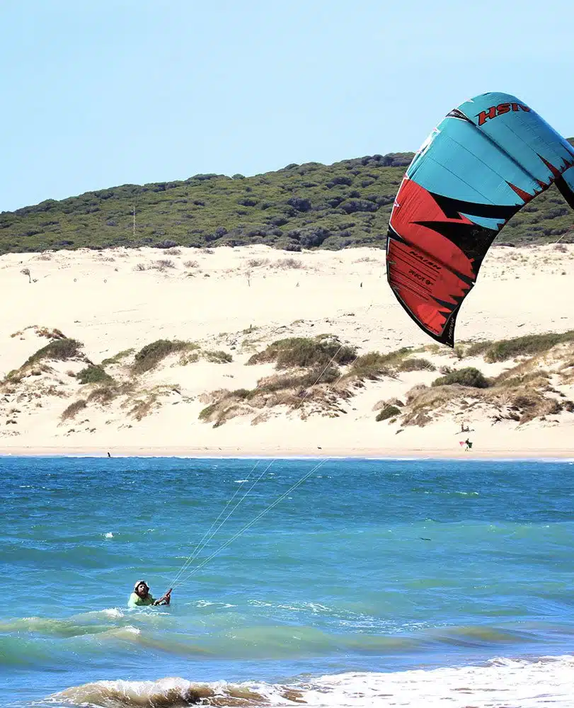 Bodydrad en kitesurf