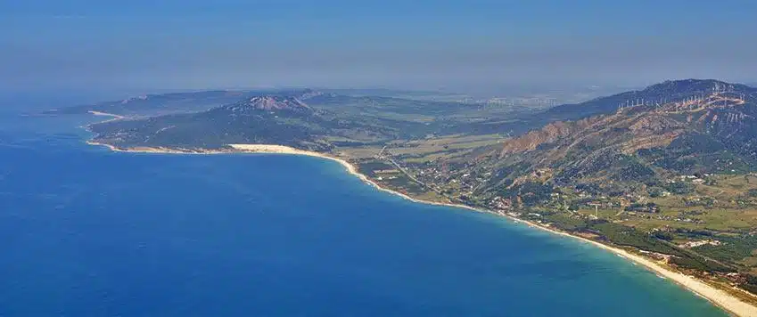 Tarifa for its variety in kitesurf spots