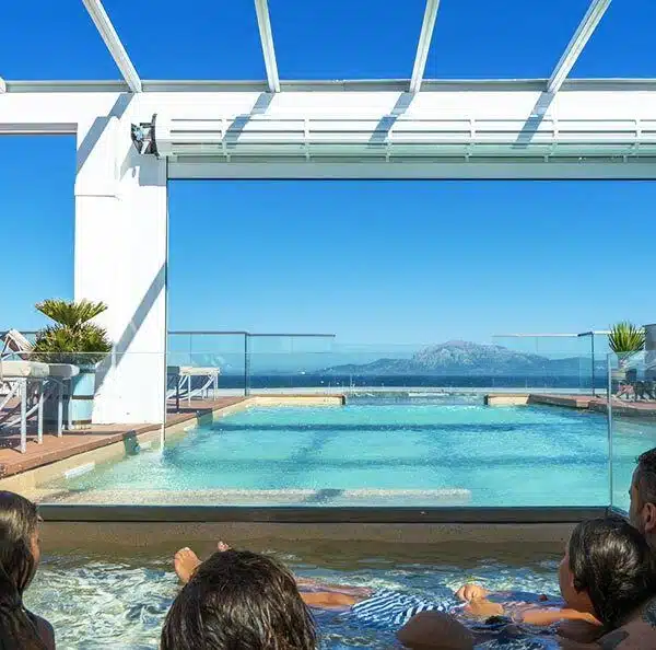 Rooftop pool at Hotel Spa Residencia Tarifa puerto