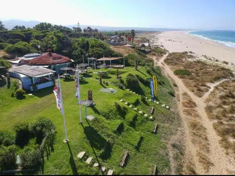 Sky view of the Afrikana beach bar one of the best place to go out