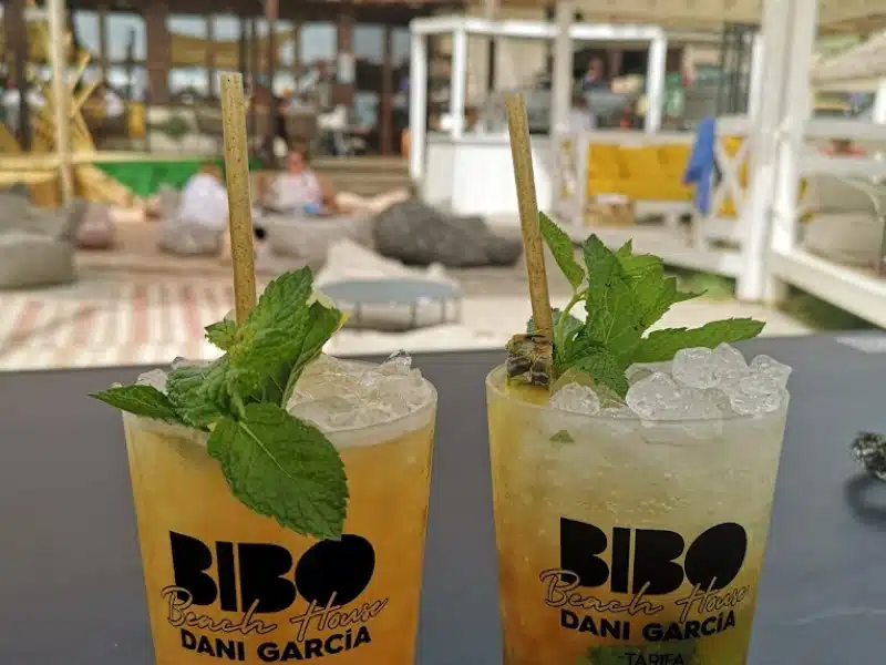 Bibo Cocktail, sun and beach facing Valdevaqueros kitespot