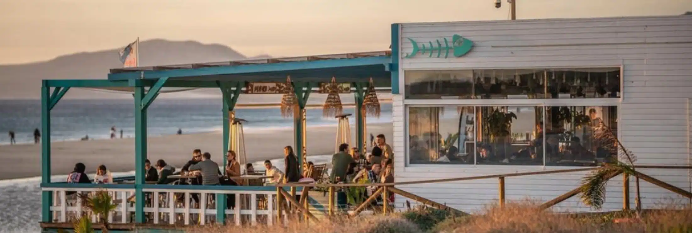 Beach bar with the best sea view in Tarifa