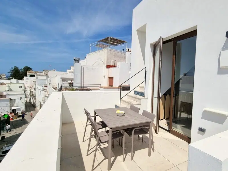 Terrasse old town tarifa with ocean view