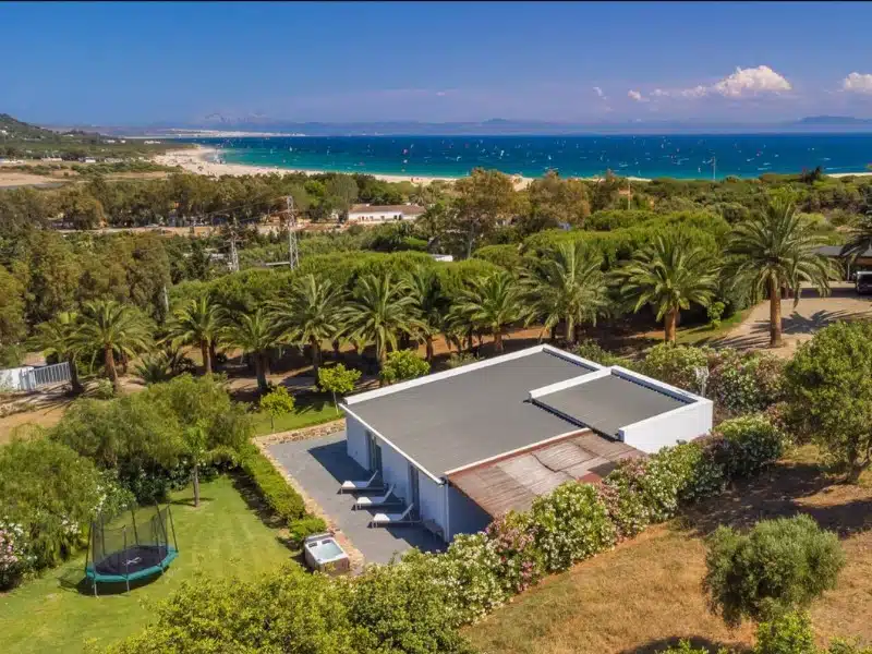 Sky view from the villa