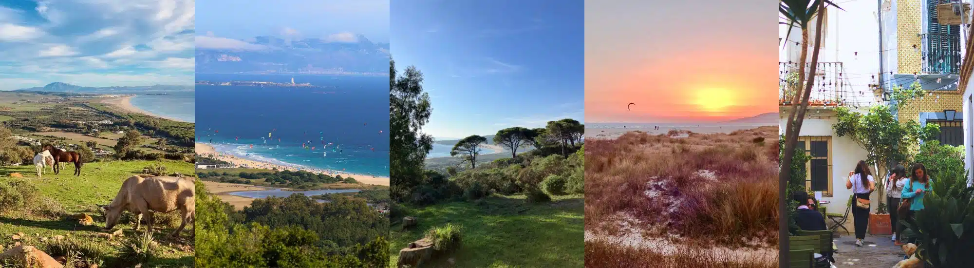 Tarifa la ville du vent dans le sud de l'espagne en Andalousie