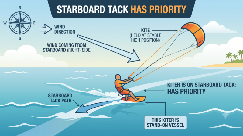 Starboard Tack Has Priority